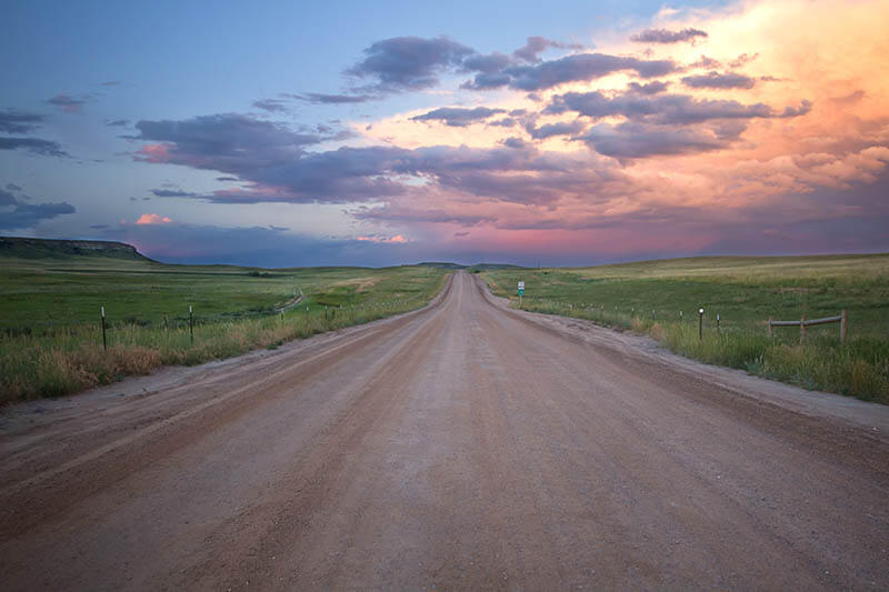 Roadway systems that expand beyond dirt roads